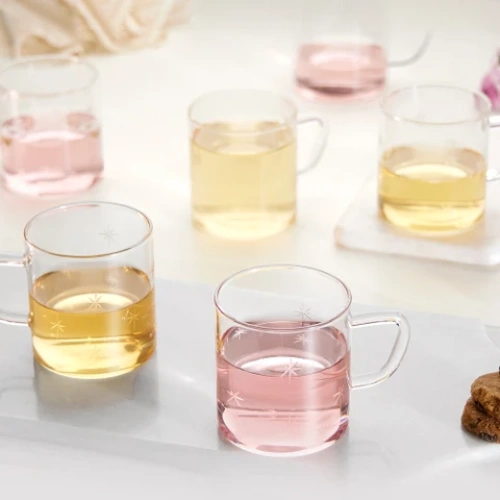 6 Borosil Snowflake Mug - Image 1