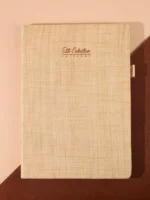 Jute Classic Diary Notebook – Hardcover | 192 Ruled Pages | Natural Shade Paper - Image 4