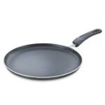 Prestige Aluminium Omega Select Plus Non-Stick Omni Tawa, 25cm, Black