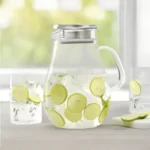 VISION GLASS JUG WITH STEEL LID
