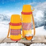 MILTON Angelina 1000 Plastic Vacuum Flask, 820 ml, Orange | BPA Free | Food Grade | Easy to Carry | Odour Free - Image 5