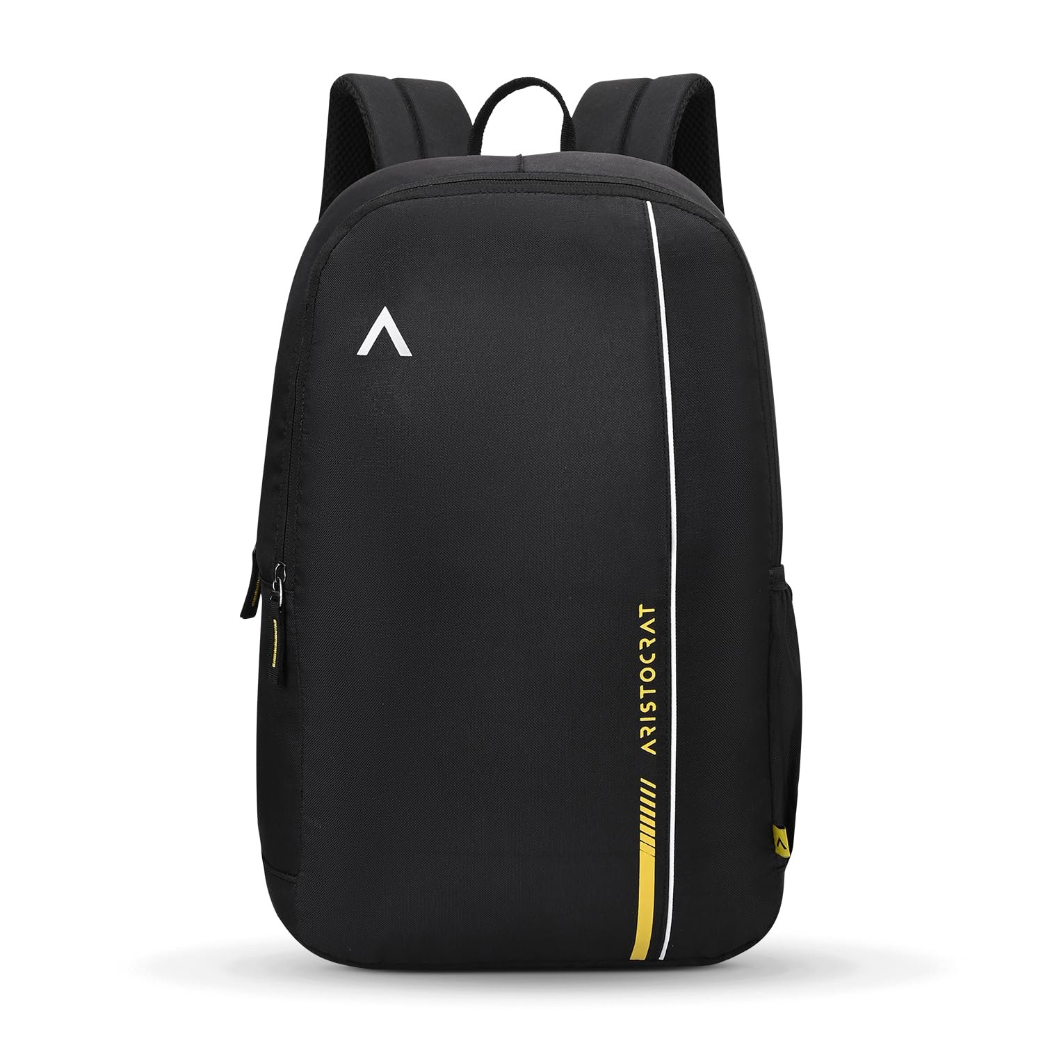 bg1 Aristocrat Nova 15L Laptop Backpack for Men & Women with Bottle Pocket | Padded Shoulder Straps, Multi Compartments | Travel & College Bag | Dark Black - Image 1