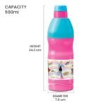 Milton Kool Buddy 600 Insulated Water Bottle with Straw for Kids, 500 ml, Pink | School | Picnic | Sipper | Leak Proof | BPA Free | Food Grade | Easy to Carry - Image 4