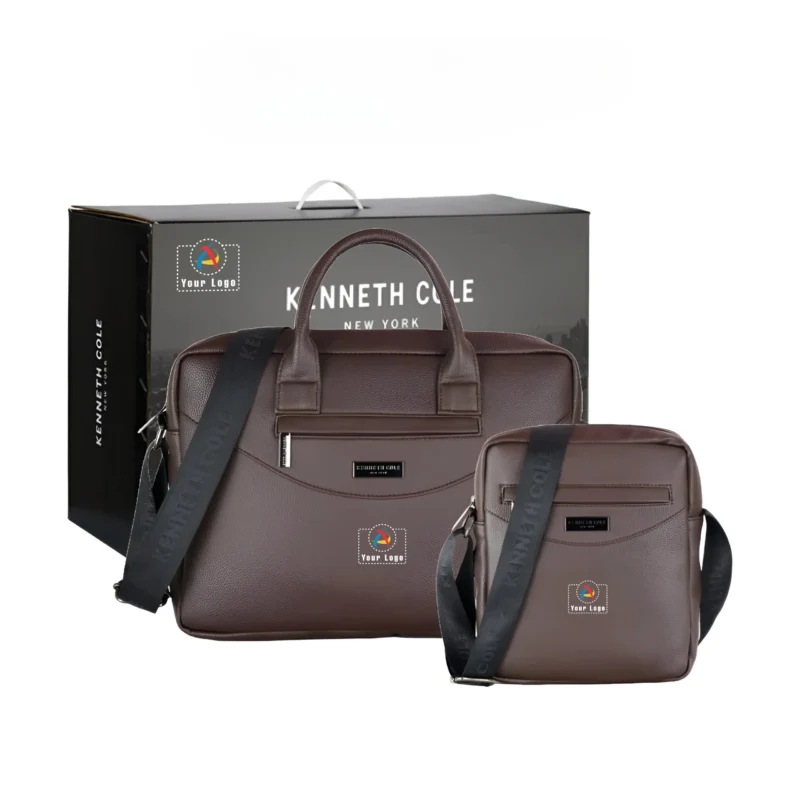 combo1 Unisex Kenneth Cole Laptop and sling Bag Combo - Image 1