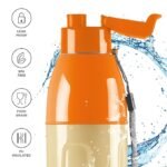 Milton Kool Convey 900 Insulated Inner Pet Water Bottle, 700 ml, Ivory | Easy to Carry | Leak Proof | School | Office | Gym | Hiking | Treking | Travel Bottle - Image 3