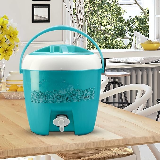dew4 Milton Kool Dew Insulated Plastic Water Jug, 5 Litre, Sea Green - Image 1