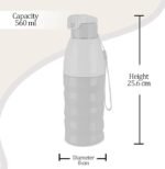 Milton Kool Fusion 700 Water Bottle, 560 ml, Red - Image 2