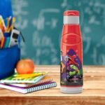 Milton Kool Fun 600 Plastic Insulated Water Bottle with for Kids, 510 ml, Red | School | Picnic | Sipper Bottle | Leak Proof | BPA Free | Food Grade | Easy to Carry