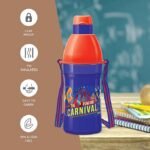 Milton Kool Joy 400 Plastic Insulated Water Bottle with Straw for Kids, 400 ml, Blue | School Bottle | Picnic Bottle | Sipper Bottle | Leak Proof | BPA Free | Food Grade | Easy to Carry - Image 4