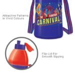 Milton Kool Joy 400 Plastic Insulated Water Bottle with Straw for Kids, 400 ml, Blue | School Bottle | Picnic Bottle | Sipper Bottle | Leak Proof | BPA Free | Food Grade | Easy to Carry - Image 3