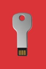 32GB Key Shape USB 2.0 Pen Drive | Metal Keychain Flash Drive | Portable & Reliable Storage for Laptop, PC, Mobile, Tablet, Car Audio & Music - Image 2