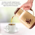 Milton Nancy 1000 Vacuum Insulated Inner Glass Hot or Cold Flask, 1 Litre, Cinnamon | Easy to Carry | BPA Free | Easy Grip | Food Grade | Odour Proof | Leak Proof - Image 5