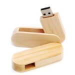 Swivel Premium Wooden Pen Drive 4GB USB 2.0 | Eco-Friendly Wood Flash Drive | Up to 10MB/s Speed | Grade A Chip | Corporate Gifting USB | Fancy Designer Pendrive 4GB - Image 2